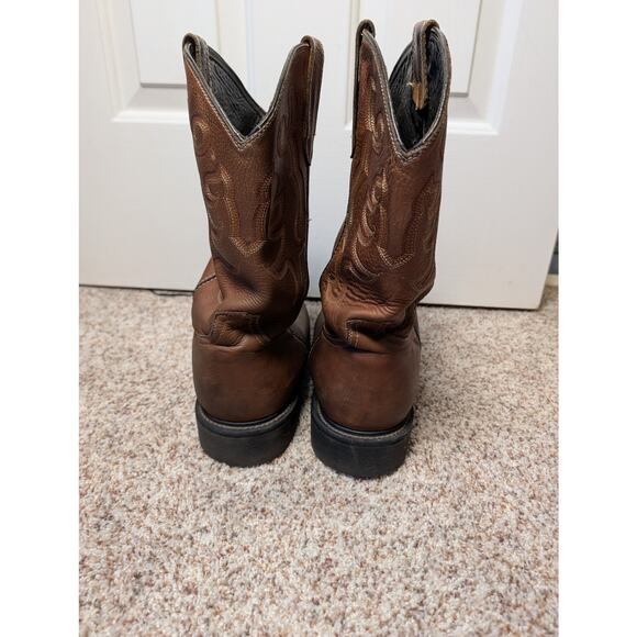 J.B. Dillon JBA 1118 Western Boots Men Size 16 EEE Brown Leather Cowboy Wide main image 5